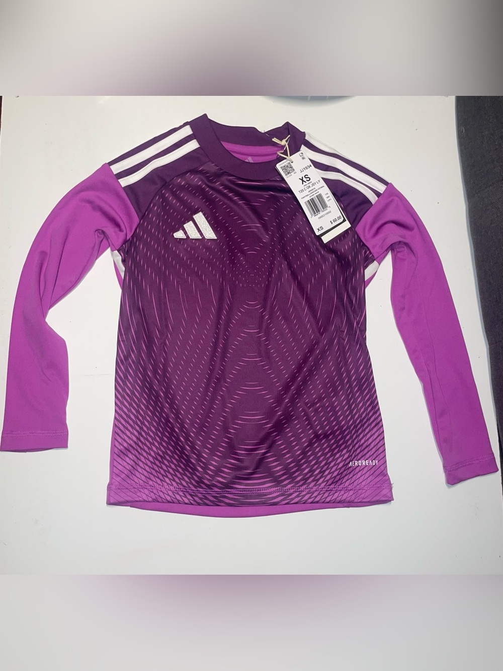 Adidas Kids' Purple Long-Sleeve Top